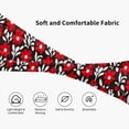 thumbnail image 5 of Rateoe Red Floral Pattern Sports Headbands ,Moisture Wicking Workout Headband, Sweatband Headbands for Running,Cycling,Yoga,Hairband for Women and Men, 5 of 9