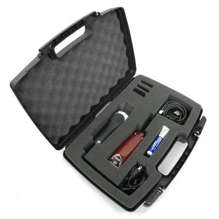 Forster Case Trimmer - CLIPSAFE Buzzer , Clipper , Trimmer Hard Organizer Case for Stylist or Barber Fits Oster Classic 76 , Wahl , Andis and More or Cordless Clippers , Blades , Scissors , Comb and Hair Accessories