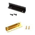 thumbnail image 4 of Greeniant Tuerca de guitarra en forma de L, 6 almohadas de cuerda, piezas de bajo eléctrico ranuradas de Metal, accesorios para profesionales, para Accesorios para instrumentos musicales Negro Greeniant OD032189-01, 4 of 6