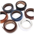thumbnail image 5 of Men's Leather Ratchet Belt Strap Only 35mm 1 3/8,Leather Belt without Buckle,replacement belt, 5 of 12