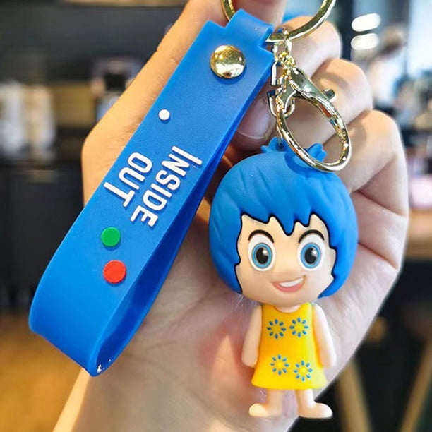 Juego de 6 figuras de Disney Inside Out para niños, muñecos de acción de tristeza, alegría y enojo, para decorar tartas, regalo de cumpleaños para niños, AA
