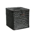 thumbnail image 2 of wirlsweal Tissue Box Large Capacity Fade-Resistant Straw Woven Multipurpose Round Opening Tissue Holder for Home, 2 of 8
