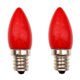 thumbnail image 5 of Bombilla de vela de diodo emisor de luz yeacher E12 1.5W Cubierta de Vidrio rojo, 5 of 6