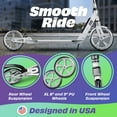 Skidee Scooter for Kids, Teens, Adults, 4 Adjustment Levels, Handlebar