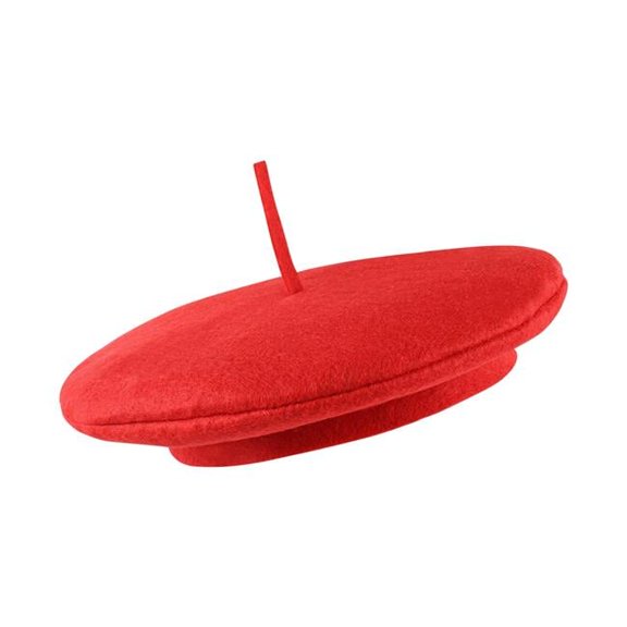 Beret Hat, Red