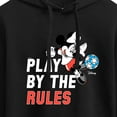 thumbnail image 3 of Disney - Play By The Rules Soccer  - Juniors Cropped Pullover Hoodie, 3 of 5