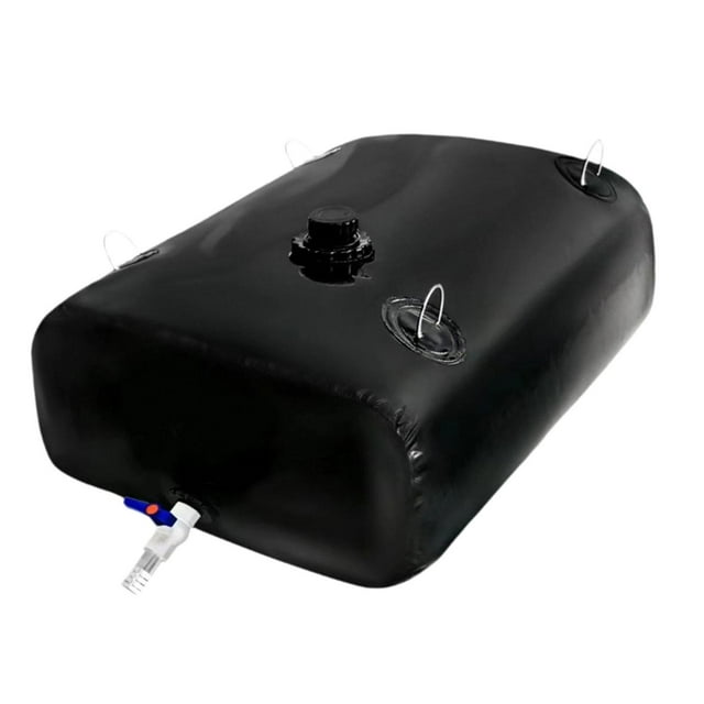 tamizeot Hydration Made Easy Large Capacity Water Storage Bladder Black Portable Water Tank For Camping And Easy To Load Foldable Black 240L