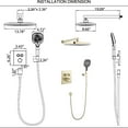 thumbnail image 5 of Thermostatic Complete Shower System with Rough in-Valve, 5 of 5