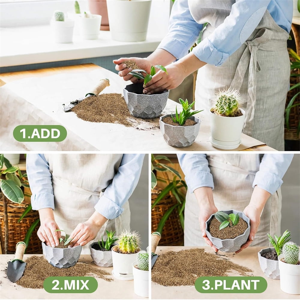 Fine Horticultural Vermiculite,Organic Soil Amendments,Natural Insulation Vermiculite Bulk,Course Grade Vermiculite for Gardening,to Maintain Soil Moisture and Plant Growth 1-3mm 21Oz