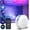 SK17 White Round, variant on Galaxy Projector for Bedroom, Projector Galaxy Light,Northern Lights Projector,Ceiling Starlight Projector,Nebula Lamp, APP&oice Control, LED Night Light Projector for Room White