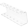 thumbnail image 1 of CIMAXIC Transparent Acrylic Hydroponic Test Tube Rack for Home with Porous Design and Decorative Value,8.66"X3.54"X2.36", 1 of 4