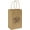 Brown-a, variant on bagmad 50 Pack 5.25x3.25x8 Inch Small Brown Paper Gift Bags with Handles Bulk, Kraft Paper Bags for Party Favors Grocery Retail Shopping Wedding Craft Cub Sacks (Purple)
