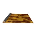 thumbnail image 2 of Ahgly Company Indoor Square Abstract Yellow Modern Area Rugs, 5' Square, 2 of 4