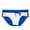 White sky blue, variant on Men's Classic Fit Color Contrasting Swim Briefs Quick Dry Swimsuit Bathing Suit