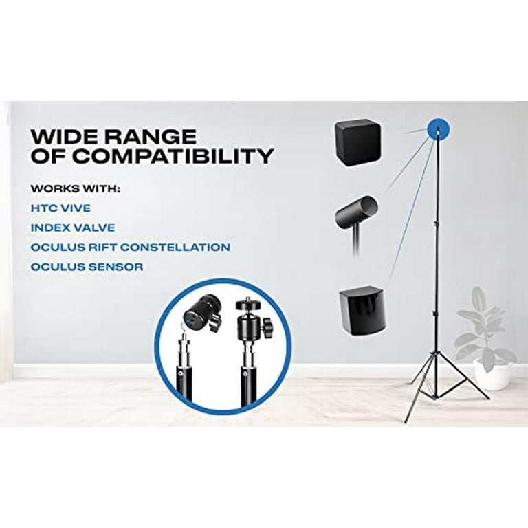 Skywin VR Tripod Stand HTC Vive Compatible Sensor Stand and Base Station for Vive Sensors or Oculus Constellation (2-Pack) [video game] - Walmart.com