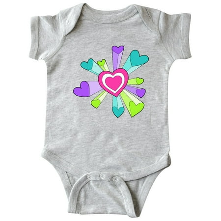 

Inktastic Heart Explosion for Valentines Day Gift Baby Boy or Baby Girl Bodysuit