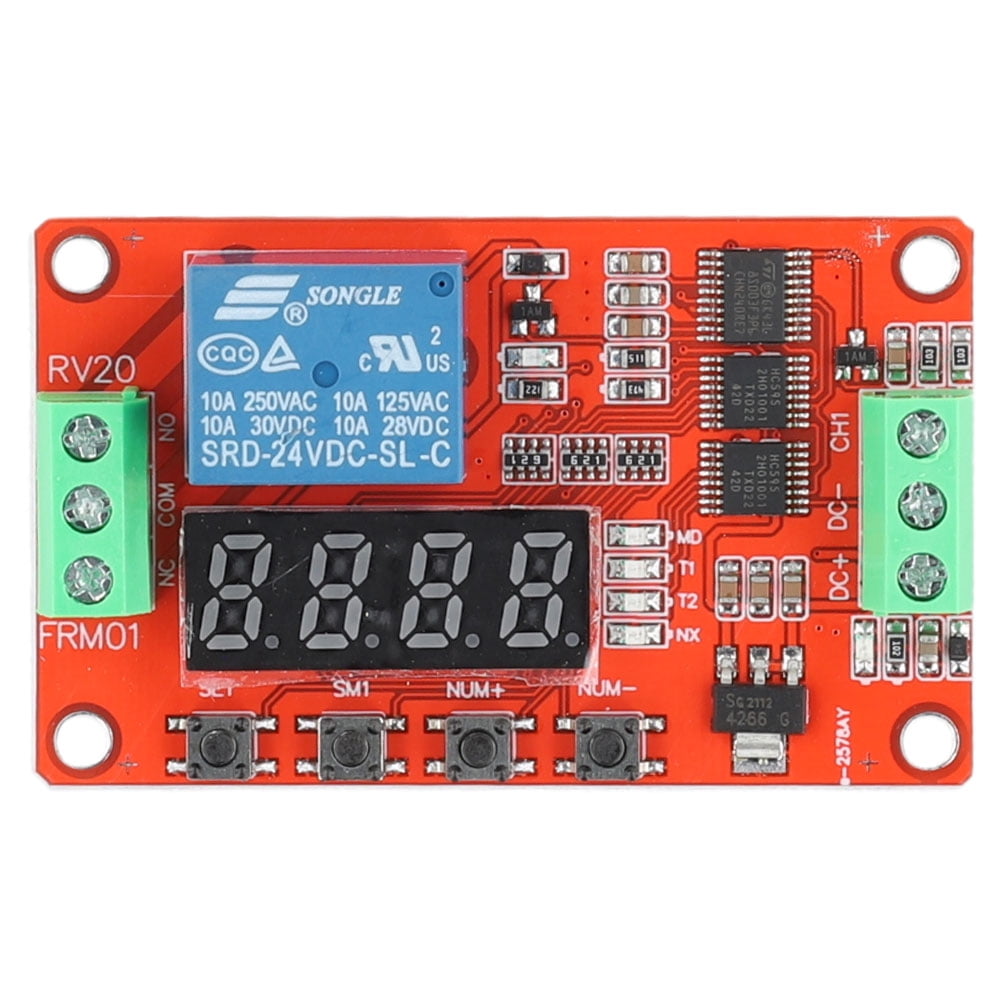 Modulo Relè Timer FRM01 5V DC 1 Canale – Ritardo, Loop, Multifunzione, Senza Marca