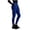 Blue, variant on Yoga Leggings for Women High Waisted Skinny Cargo Pants with Pockets Solid Color Workout Leggings Gym Running Casual Joggers