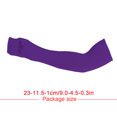thumbnail image 4 of Minnieouse 2 piezas mangas de brazo protección solar transpirable con absorción de sudor cómodo artículos deportivos accesorios de ciclismo guantes y mitones violeta, 4 of 6
