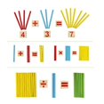 thumbnail image 3 of Number Counting Stick Toy For Kids Math Learning Tool Educational Counting Rods Set Wooden Number Puzzle Toy For Kids Early Math Skills Development, 3 of 7