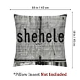 thumbnail image 4 of Ollo0ord Throw Pillowcase for Hair and Skin, Hello Sweet Cheeks  Pillow Cover Bed Pillow Case with Hidden Zipper for Sofa Bedroom, Funny Birthday Gift,  White, 4 of 7