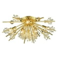 thumbnail image 2 of Starburst 12-Light Semi Flush in Polished Gold, 2 of 2
