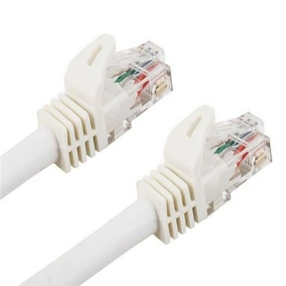 6 ft. Cat6a 600 MHz UTP Snagless Ethernet Network Patch Cable, White