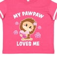 thumbnail image 4 of Inktastic My Pawpaw Loves Me with Bigfoot Girls Toddler T-Shirt, 4 of 5