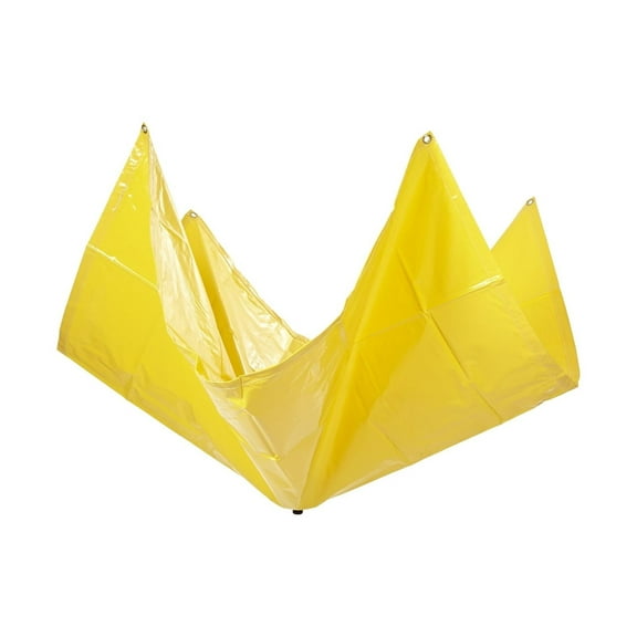 Mytee Products 5' x 5' Drain Tarp - Roof Ceiling Leak Drip Diverter Tarp Heavy Duty Water Diverter