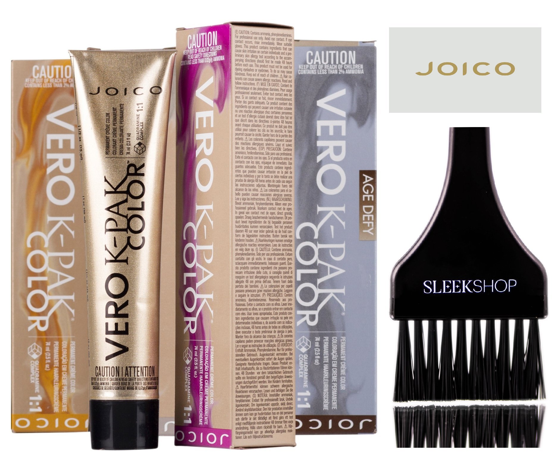 Joico VERO K-Pak Color Permanent Creme Hair Color (with Sleek Tint Brush) (TPB Pearl Blonde) - image 2 of 2