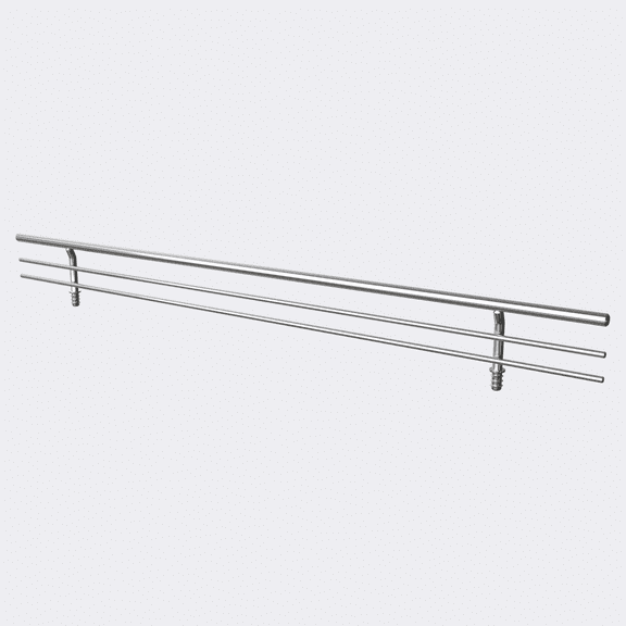 16" Classic Shoe Shelf Guard in Chrome