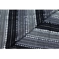 thumbnail image 3 of TRILOKI Stripe Fabric Black Embroidery Georgette 44, 38 Work Sewing DIY Crafting Fashion Design Fabric By The Yard, 3 of 4