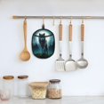 thumbnail image 5 of Pofeuu Wolf Print Silicone Pot Mat Mitten With Hanging Loop Heat Resistant Oven Mitts Non-Slip Bbq Baking Smoking Potholders, 5 of 7