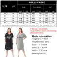 thumbnail image 7 of FEREMO Plus Size Nightgowns for Women Short Sleeve Printed Sleepwear Long Comfy Sleep Gown 2 Pack (1X), 7 of 7