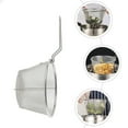 thumbnail image 5 of OUNONA Small Fry Basket Stainless Steel Foldable Handle Hotels 1Set, 5 of 5