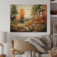 thumbnail image 2 of Designart "Pine Tree Autumn III" Tree Pine Print on Natural Pine Wood, 2 of 5