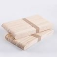 thumbnail image 2 of Coofit 100PCS Kids Ice Cream Stick DIY Safe Creative Wooden Popsicle Stick Ice Pop Stick, 2 of 10