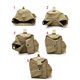 thumbnail image 3 of Qarigey al aire libre Touring de gran capacidad Multifuncional Conveniente Diseño simple Bolsa Lienzo Deportes Montañismo Mochilas Caqui, Estándar 50x30x20cm Qarigey AP015009-01, 3 of 6
