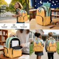 thumbnail image 3 of Xoenoiee Soccer Ice Cream Drip Print Boys Girls School Bag Set 4 Pcs Backpack with Lunch Box Pencil Case Water Bottle Sleeve, Middle School Student Bookbag Casual Daypack with Adjustable Strap, 3 of 7