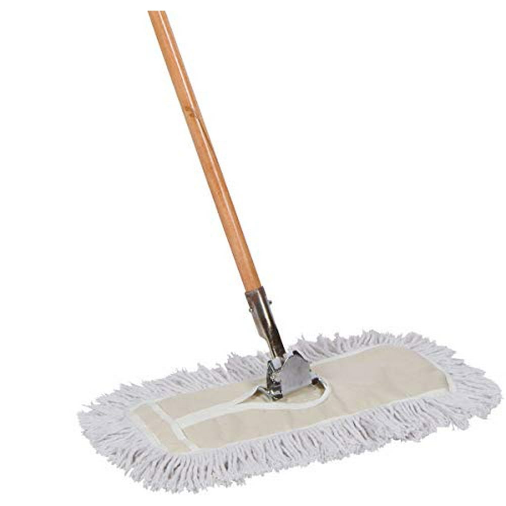 Tidy Tools 18 inch Cotton Dust Mop - 18'' X 5'' Wide Mop Head with Cut ...