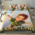 thumbnail image 1 of Peter Pan Conjunto de sábanas temático, trío de piezas, cómodo y amigable con la piel, diseño único, regalo de decoración para el hogar para familiares, amigos y fans,140cm *210cm, 1 of 6