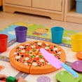 thumbnail image 6 of Pizza Cutting Role Play Toys,Simulation Kitchen Food Toys,Pizza Slice Toys,Early Learning Educational Toys,Fine Motor Skills Development Toys,Safe Portable Play Toys,Kids Cognitive Gift Toys, 6 of 6