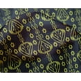 thumbnail image 4 of oneOone Soie Tabby Tissu Rayure & Tourbillon Ikat Tissu à Coudre Impression BTY 42 Pouces de Large, 4 of 4