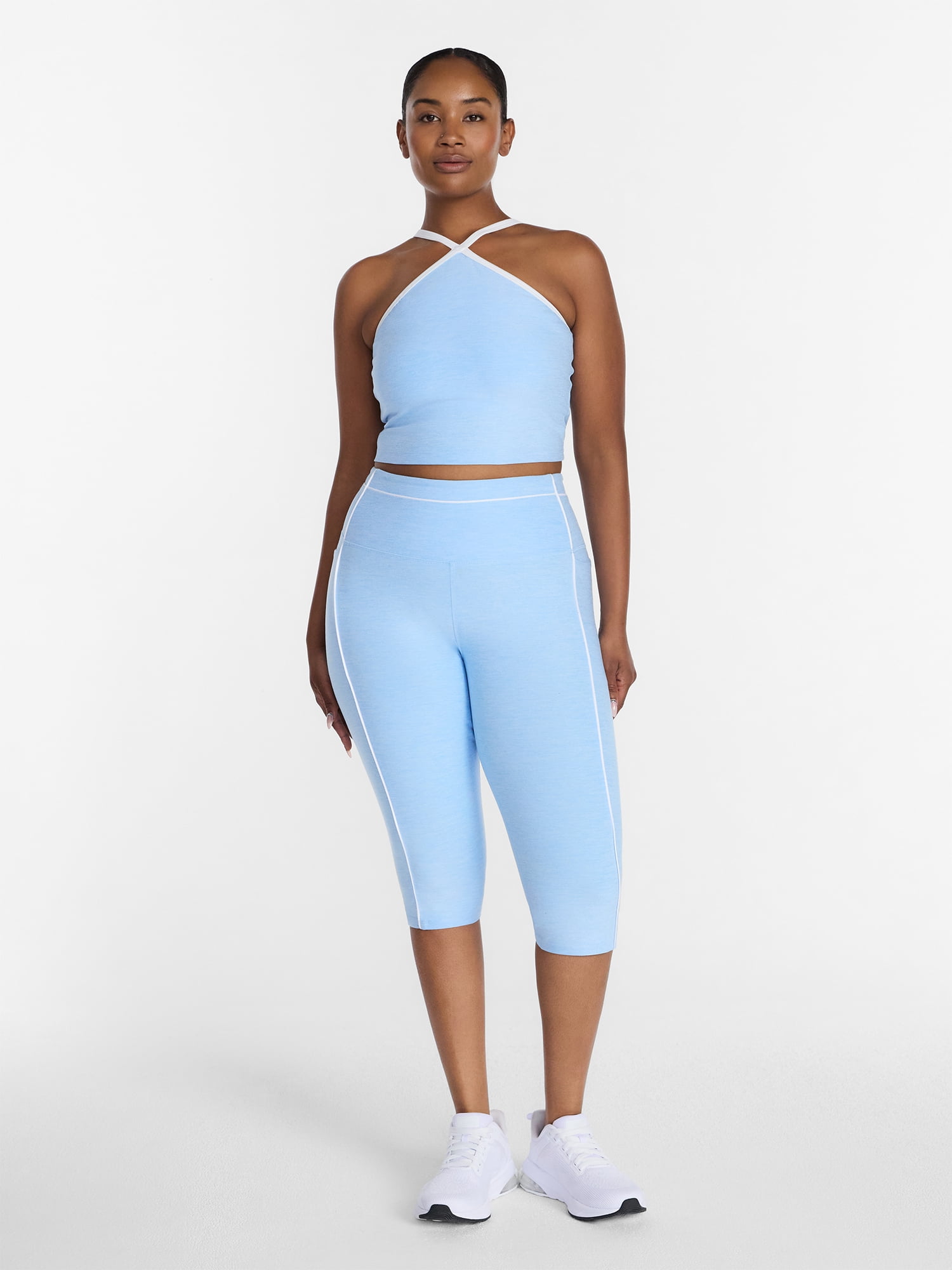 Athletic Works Women's and Women's Plus ButterCore Capris, Sizes XS-4X