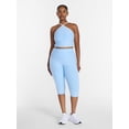 thumbnail image 2 of Athletic Works Women's and Women's Plus ButterCore Compression Capris, Sizes XS-4X, 2 of 7