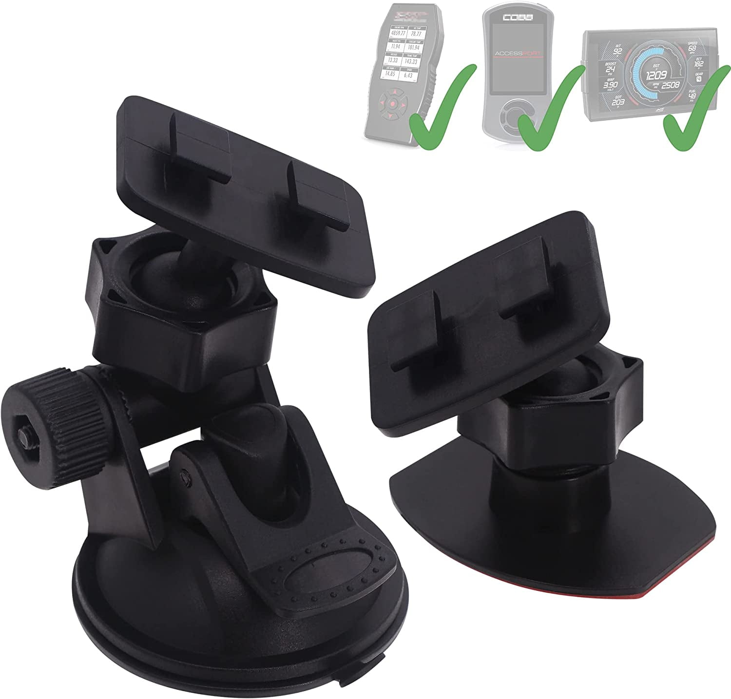 iSaddle Windshield Suction SCT X4 SF4 Mount Holder & Adhesive Dashboard