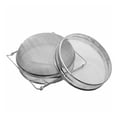 thumbnail image 1 of Stainless Steel Double-layer Honey Sieve Filtration Bee Honey Filter Strainer Machine Tool Extractor Beekeeping Tools, 1 of 7