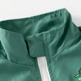 thumbnail image 7 of GiLiling Toddler Kids Sun Protection Athletic Jacket Dry Fit Zip Up Long Sleeve Cartoon Color Block Summer Light Coat Outdoor (Green, 4-5 Years), 7 of 7