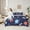 Navy Blue, variant on Castle Fairy 7-Piece Kids Astronaut Rocket Twin Bedding Set
