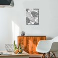 thumbnail image 4 of Black Abstract Leaves Canvas Wall Art - Amplify Your Living Room's Elegance, Modern Bedroom Decor, Ideal Family Wall Decorations, 12X16 inches, 4 of 7